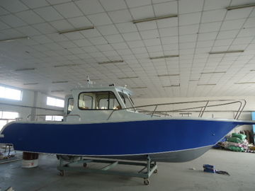 China diseños de Australia del barco de la cabina del Cuddy del aluminio de los 21ft/de los 6.25m con 4 tenedores de Rod fábrica